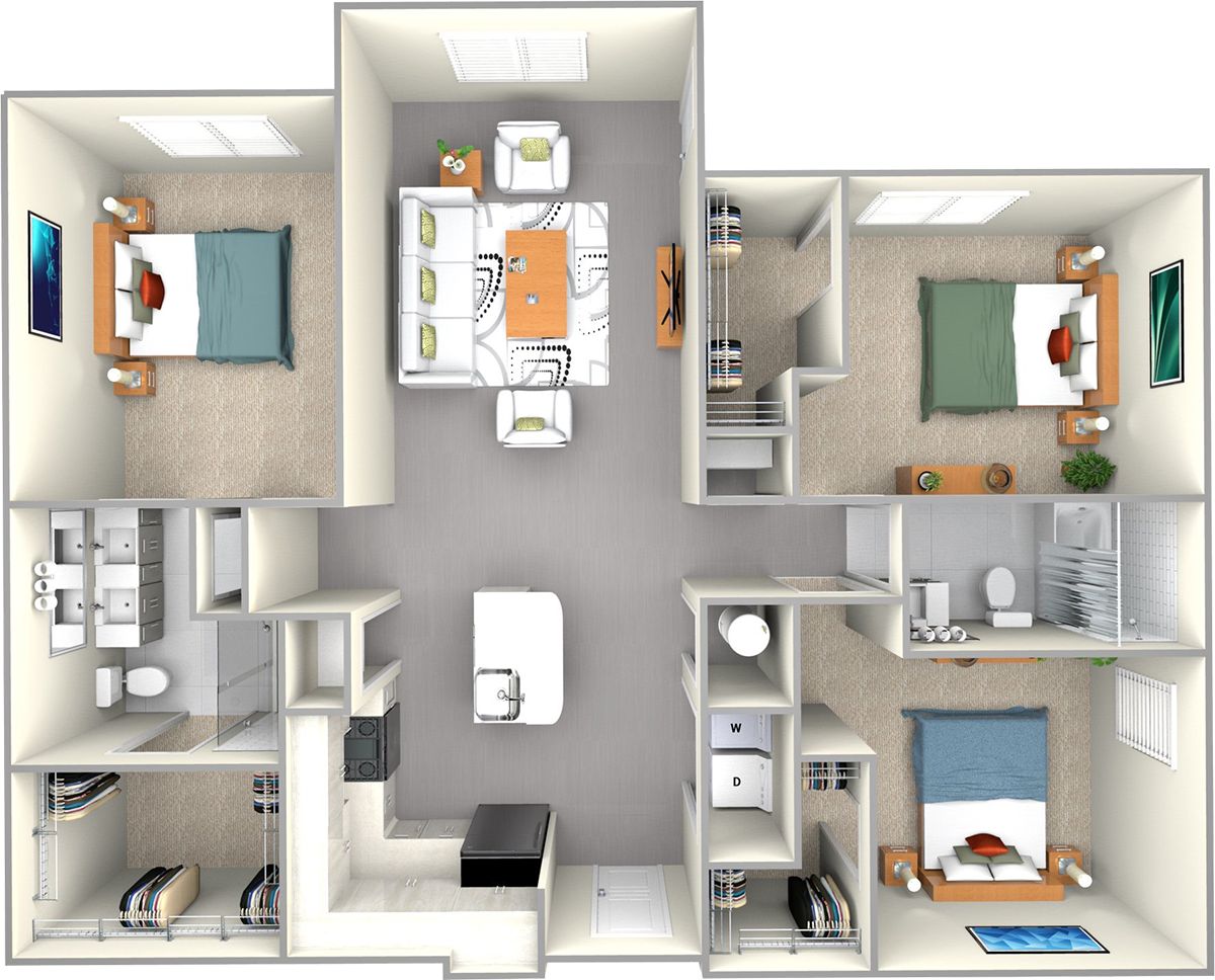 C1 Apartment Floorplan